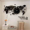 Acrylic World Map Clock 152 x 100 CM - SANSALI 