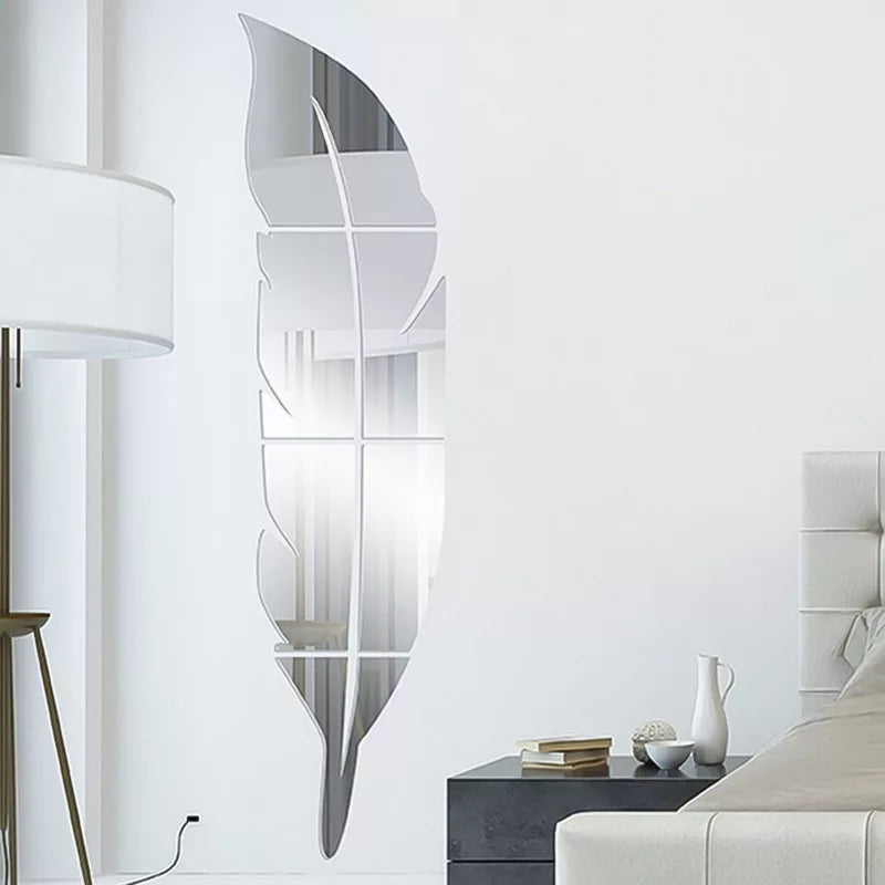 Acrylic Leaf Mirror 120 x 30 CM - SANSALI 