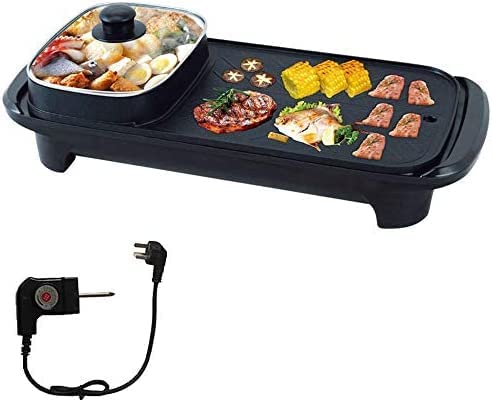 Electric Grill Smoking BBQ Pan with Hot Pot New Model Customized Home Smokeless