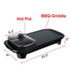 Electric Grill Smoking BBQ Pan with Hot Pot New Model Customized Home Smokeless