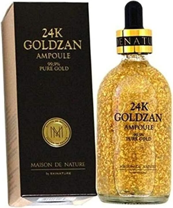 24k GOLDZAN AMPOULE 99.9% Pure Gold Serum 100ml