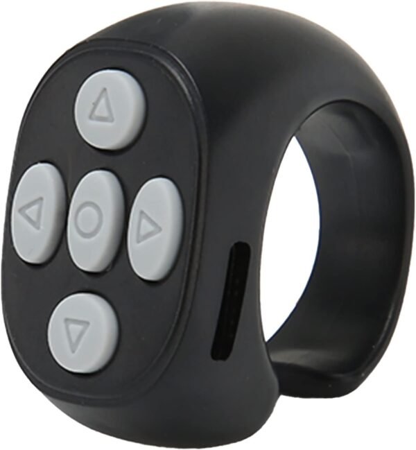 Wireless Bluetooth Remote Control Ring - Black