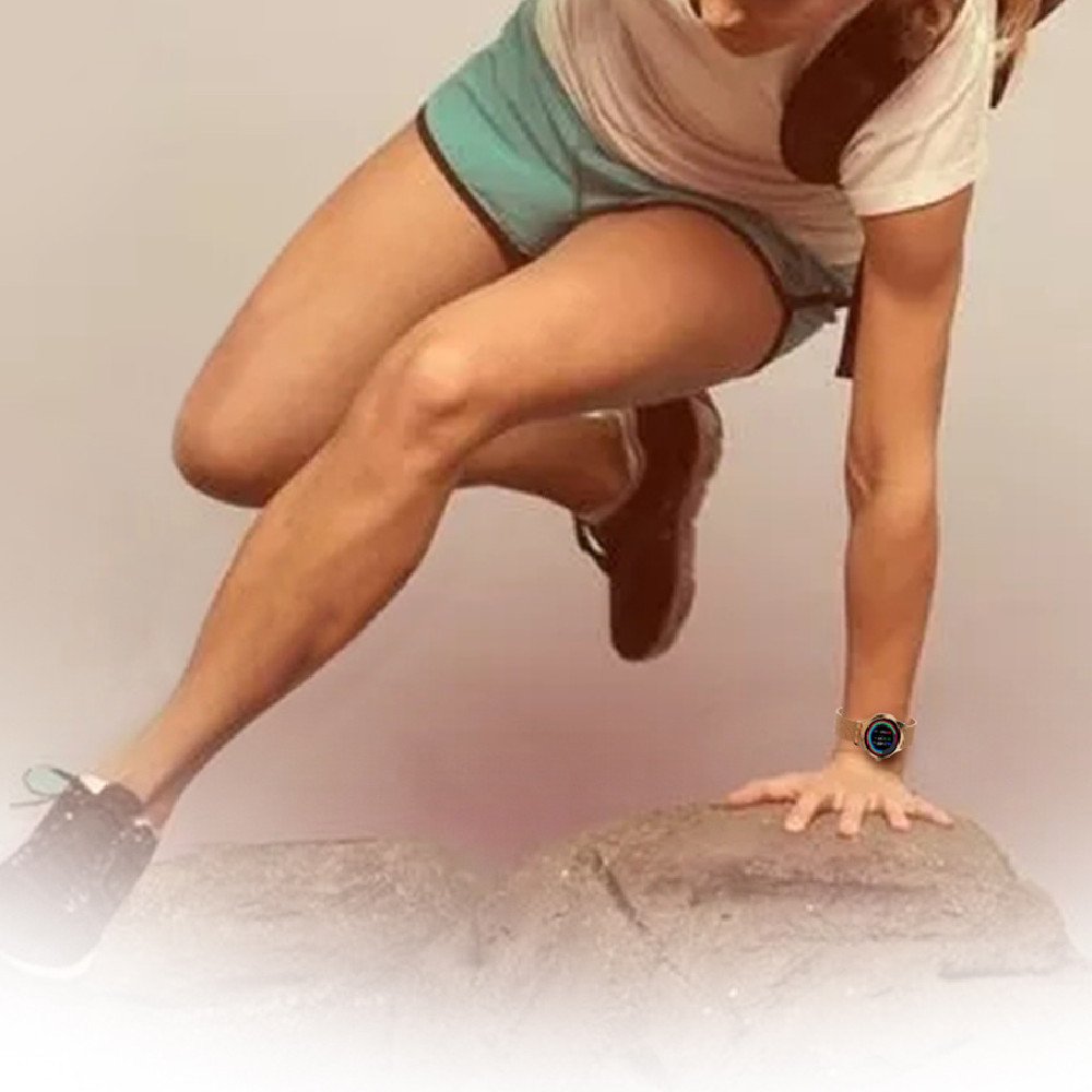 Women's Fashion Stainless Steel Smartwatch IP68 Waterproof - Image 4