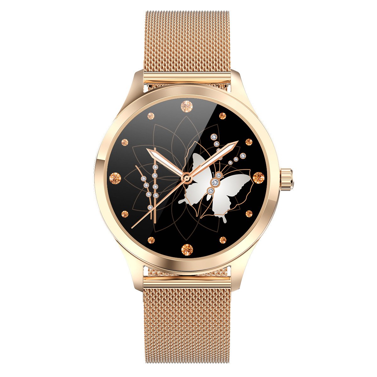 Women's Fashion Stainless Steel Smartwatch IP68 Waterproof - Image 3