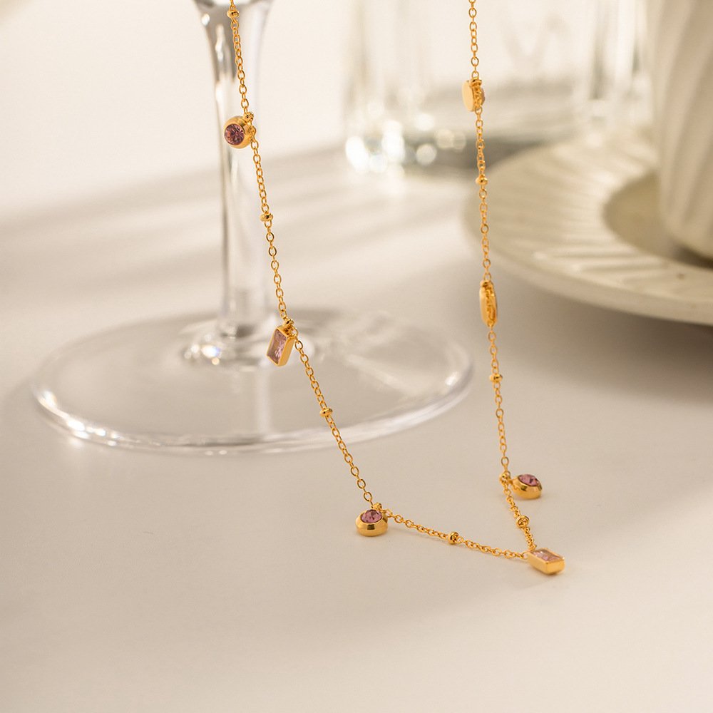 European And American Style Fashion Square Women's Necklace - Image 2