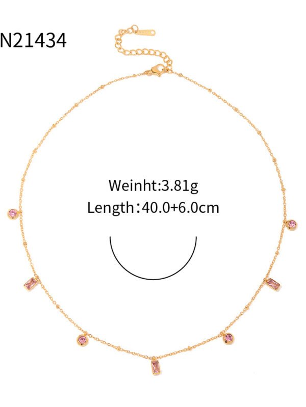 European And American Style Fashion Square Women's Necklace - JDN21434