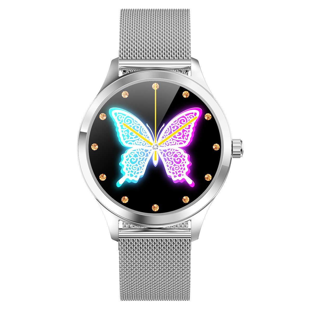 Women's Fashion Stainless Steel Smartwatch IP68 Waterproof - Image 2