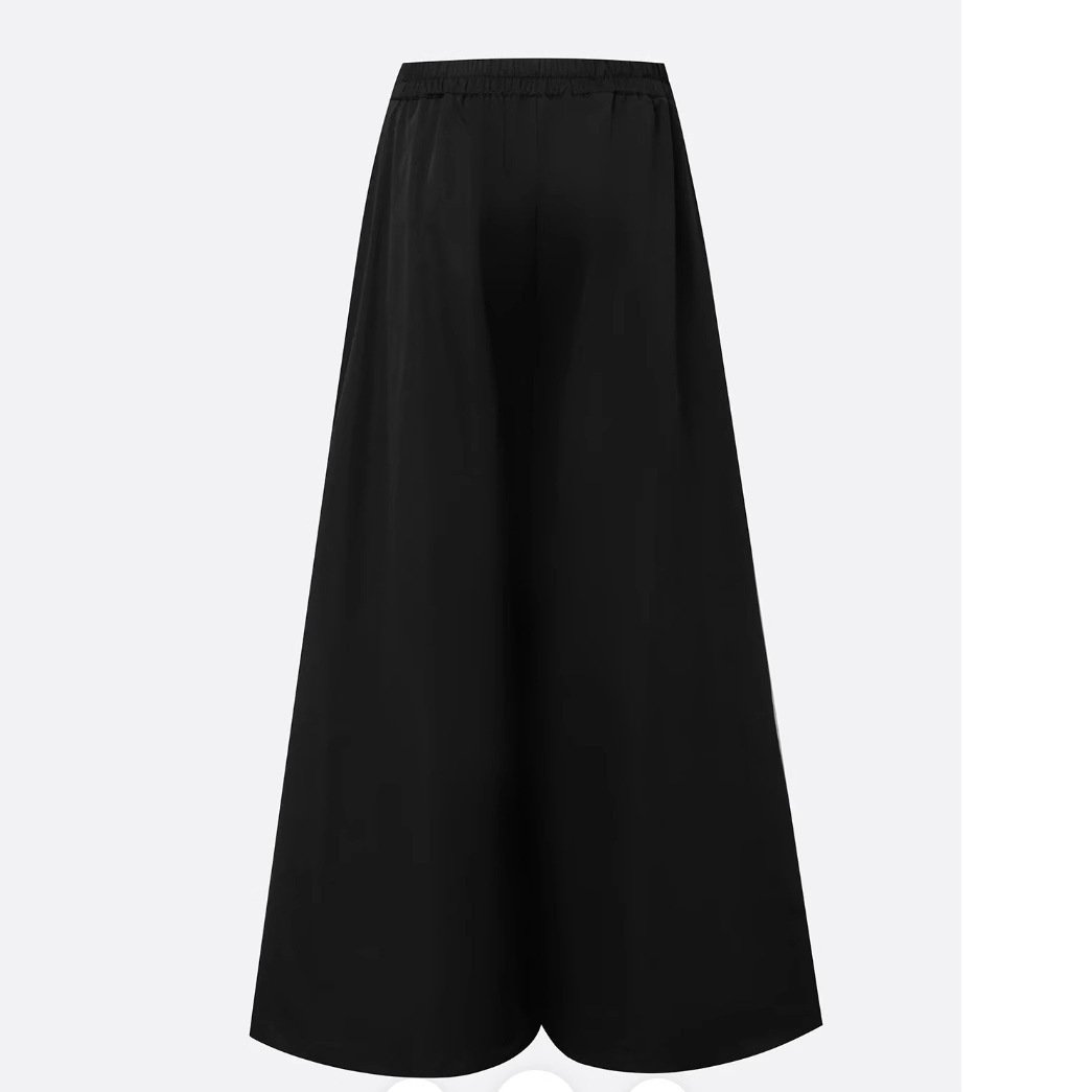 Cities Solid Color Wide-leg Pants No Belt - Image 5