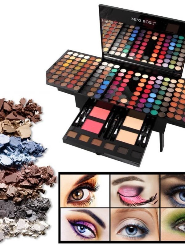 180 Colors Eyes Shadow Blush Set Personalized Piano-shaped Makeup Palette Box - 004Y