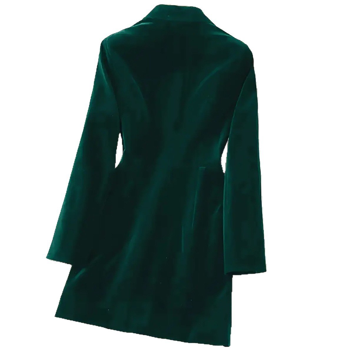 Button European And American Elegant Long Sleeve Business Suit Dress - Image 2