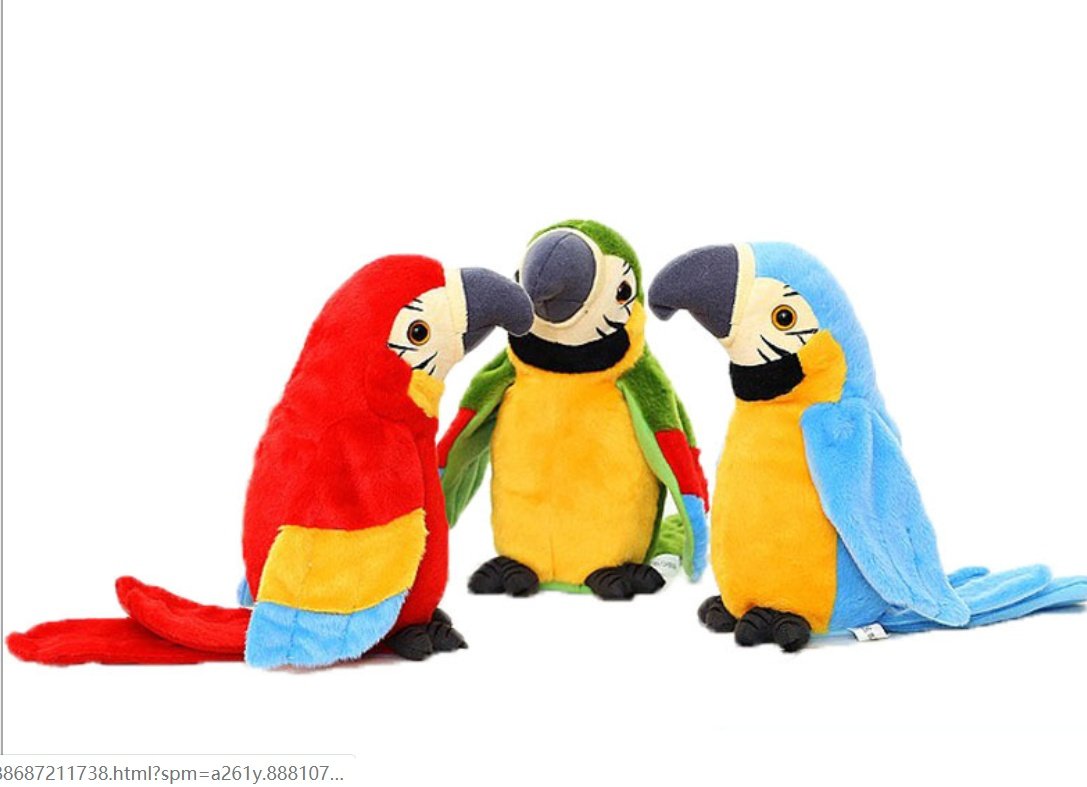 Electric Talking Parrot Plush Toy Cute Speaking Record Repeats - Image 9