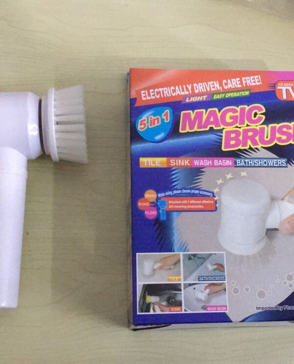 5 In 1 Cleaning Brush Electric Bathtub Brush Cleaning Brushes - White