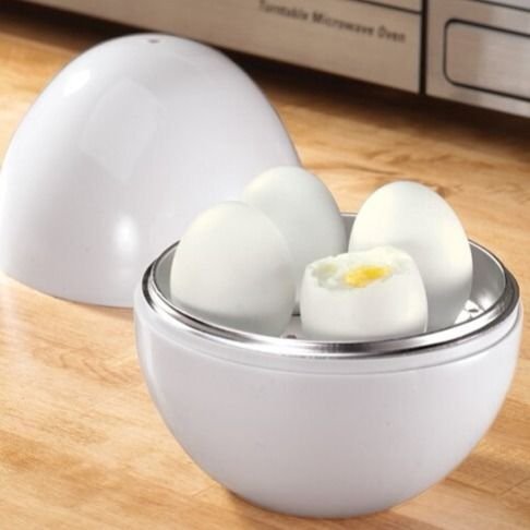 4 Eggs Microwave Egg Steamer Boiler Cooker Easy Quick 5 Minutes Hard Or Soft Boiled Kitchen Cooking Tools Kitchen Gadgets - Image 4