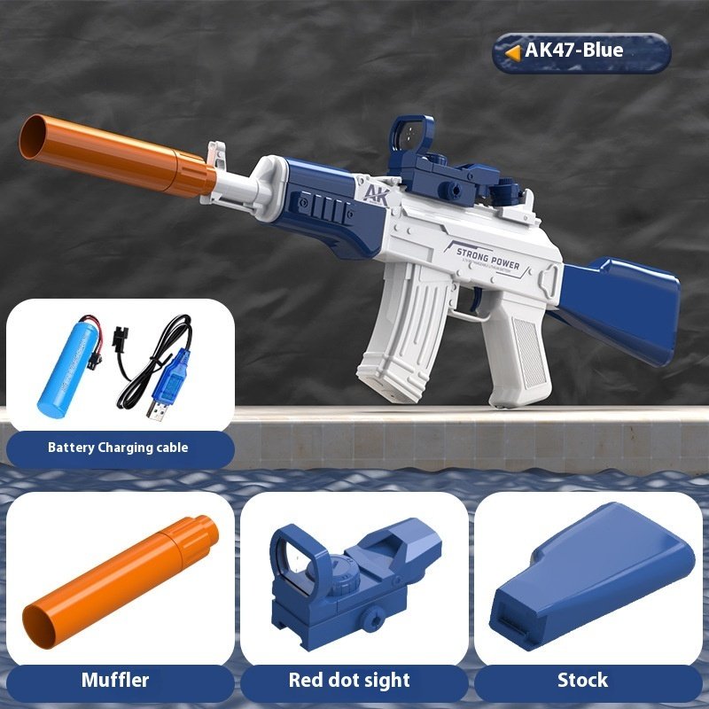 AK47 Electric Water Guns Fully Automatic Shooting Game For Children Gift - Image 9