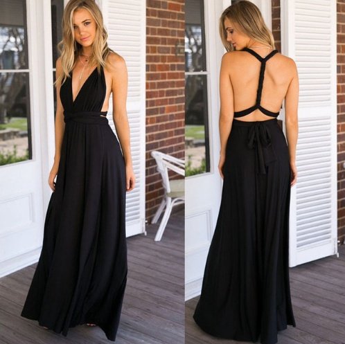 Women's Sexy Long Party Dress Club Floor-Length Summer Backless Bandage Maxi Dress Multiway Bridesmaids Boho Women Dress Vestidos - Image 3
