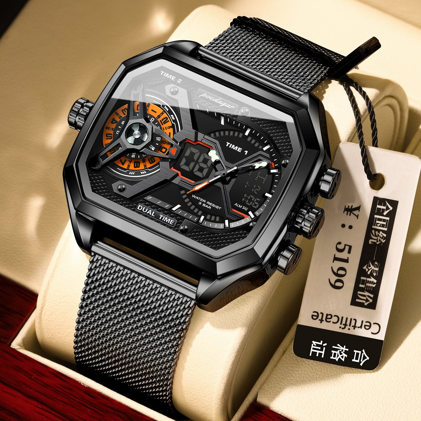 Multifunctional Waterproof Luminous New Men's Watch - Image 6