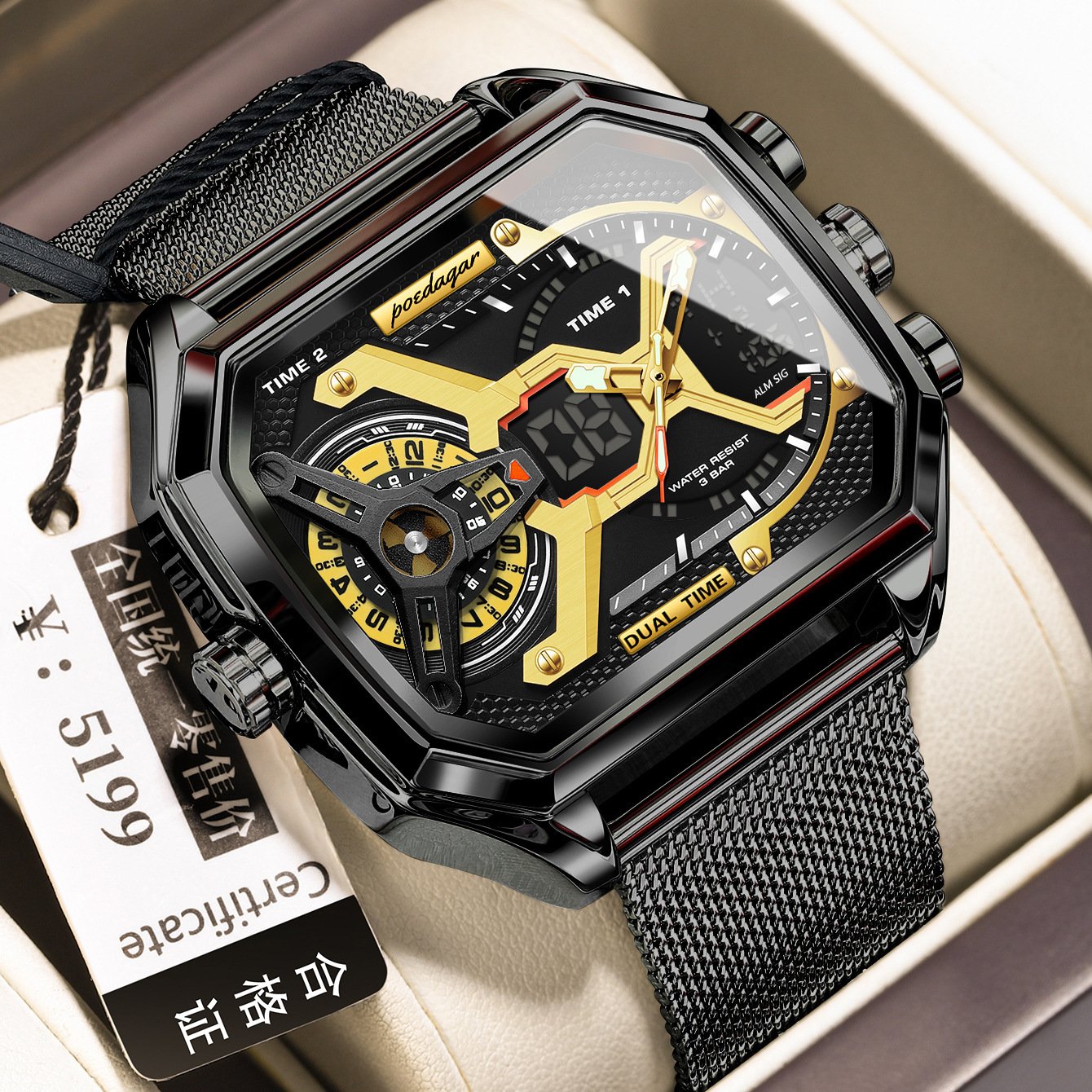 Multifunctional Waterproof Luminous New Men's Watch - Image 8