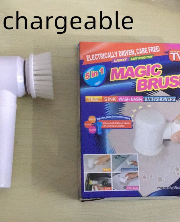 5 In 1 Cleaning Brush Electric Bathtub Brush Cleaning Brushes - Rechargeable