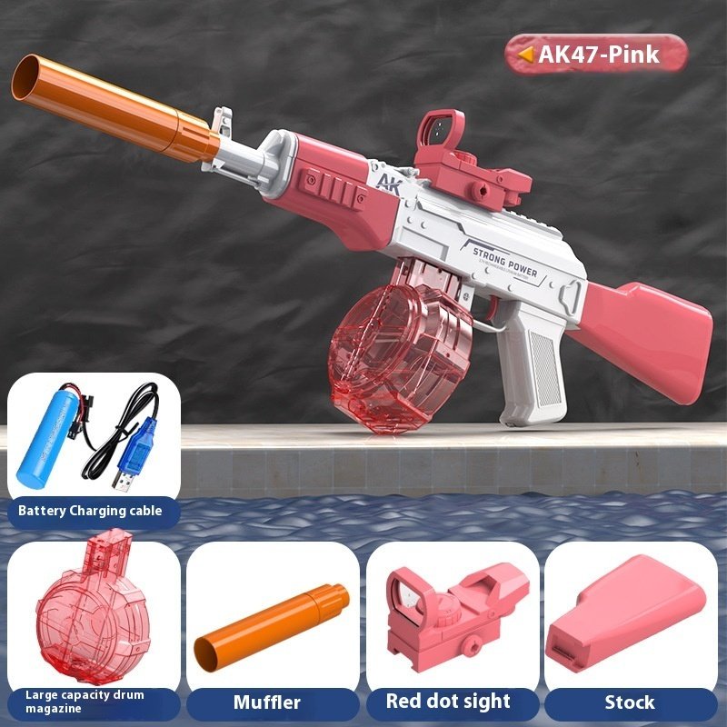 AK47 Electric Water Guns Fully Automatic Shooting Game For Children Gift - Image 5