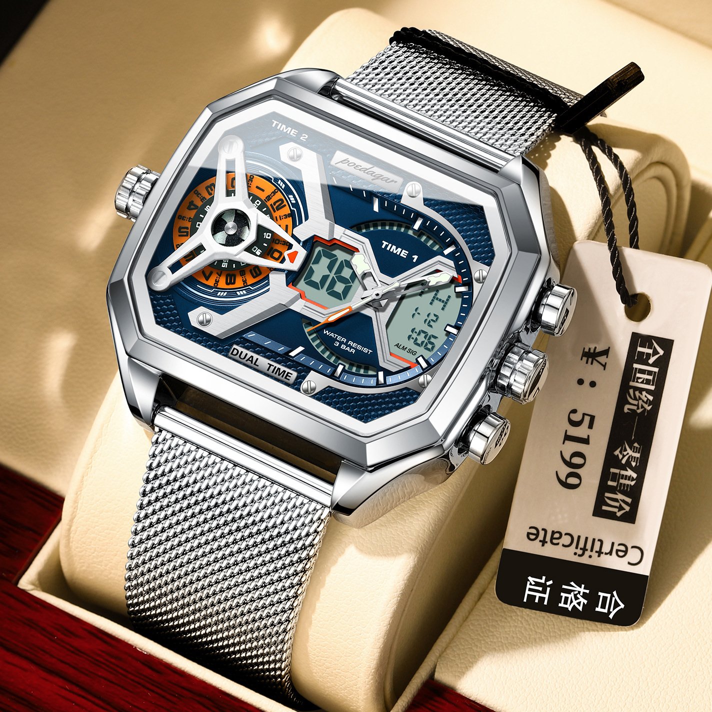 Multifunctional Waterproof Luminous New Men's Watch - Image 5