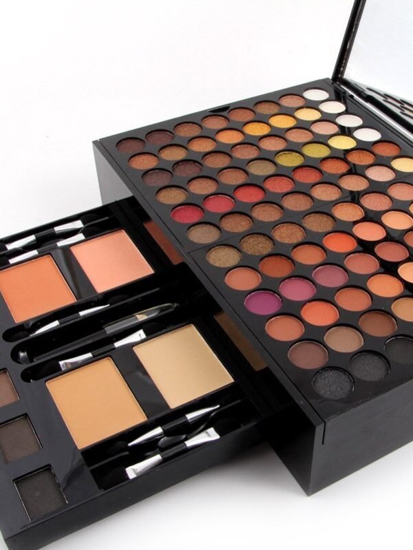 180 Colors Eyes Shadow Blush Set Personalized Piano-shaped Makeup Palette Box - 004N