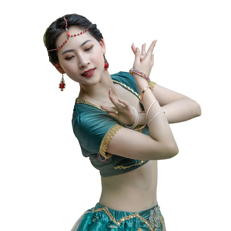 Wide Leg Pants Performance Indian Dance Costume - Image 5