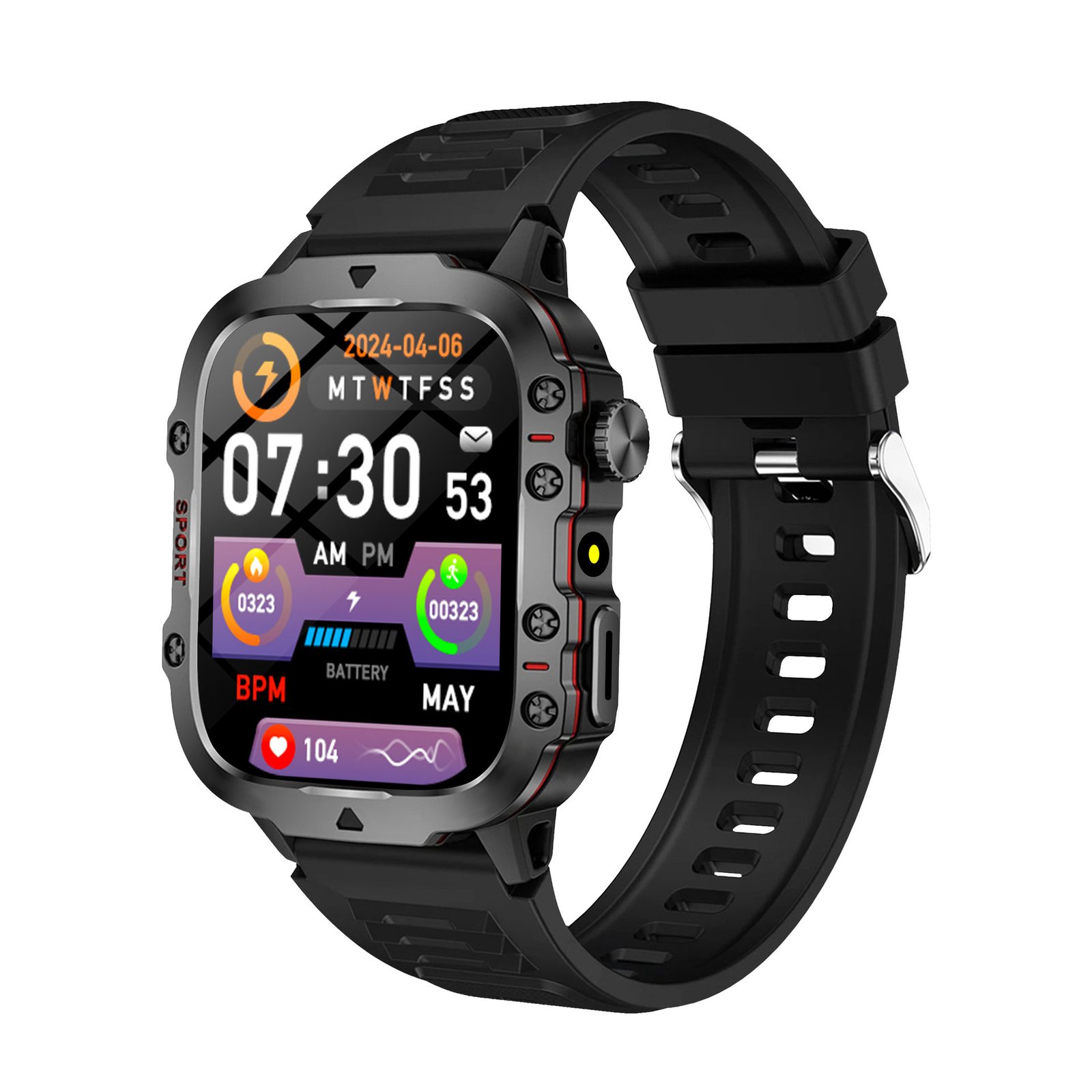 Sport Step Counting Outdoor Large Screen Mountaineering Smart Watch - Image 6