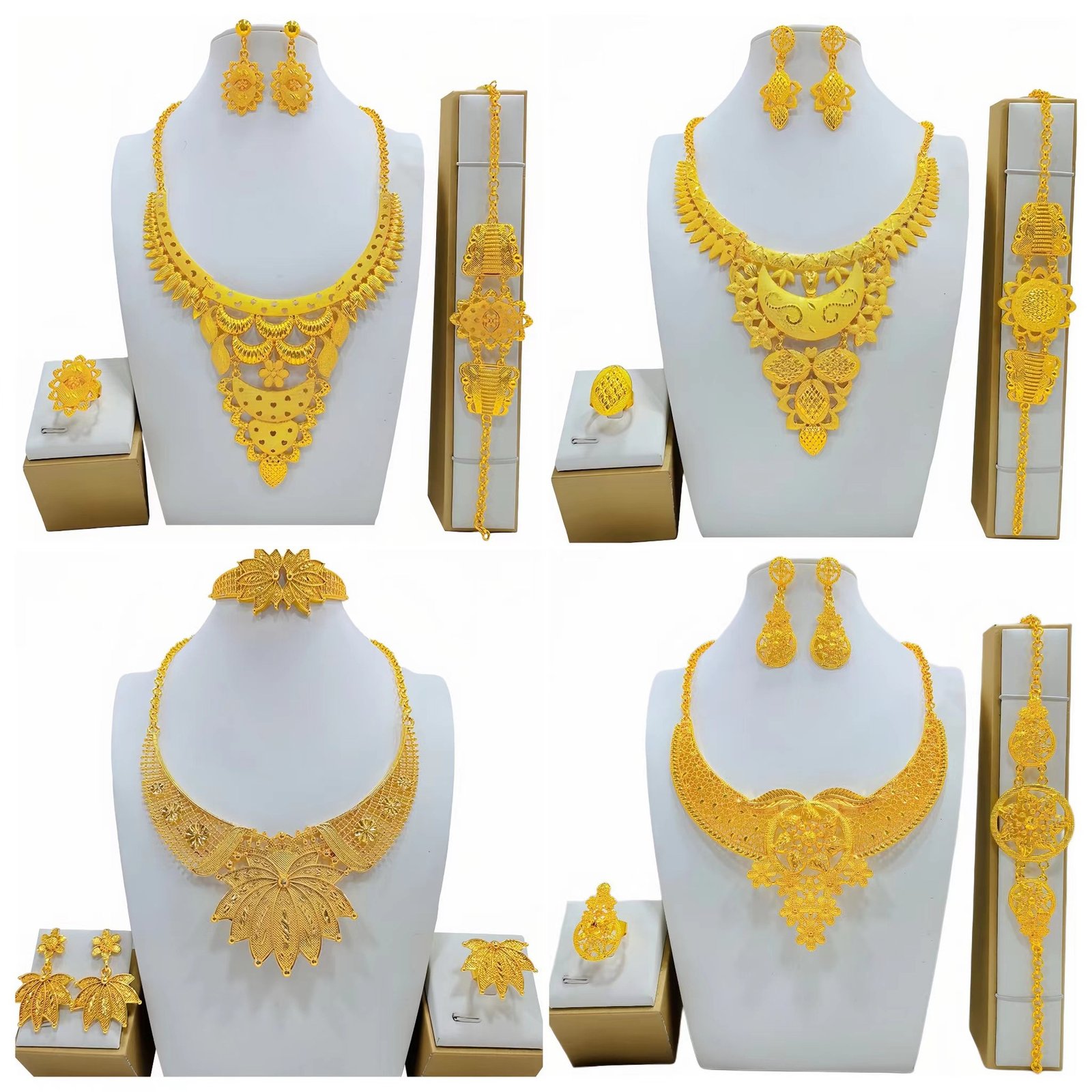 Women's Fashion All-match Jewelry Mirror Jewelry Suit - Image 2