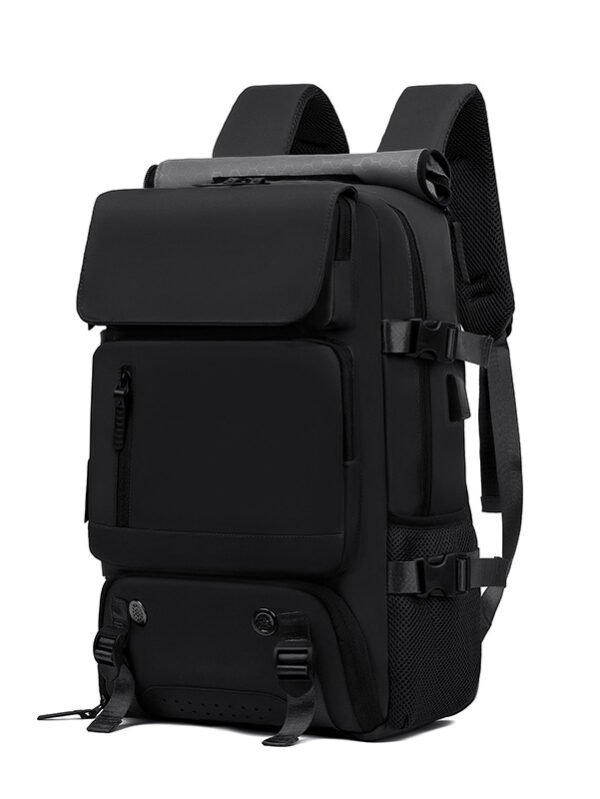 Leisure Travel Large Capacity Men's Backpack - Black