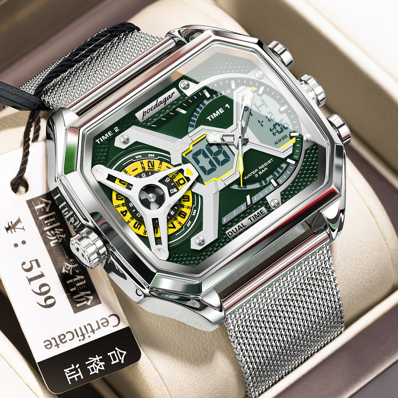 Multifunctional Waterproof Luminous New Men's Watch - Image 4