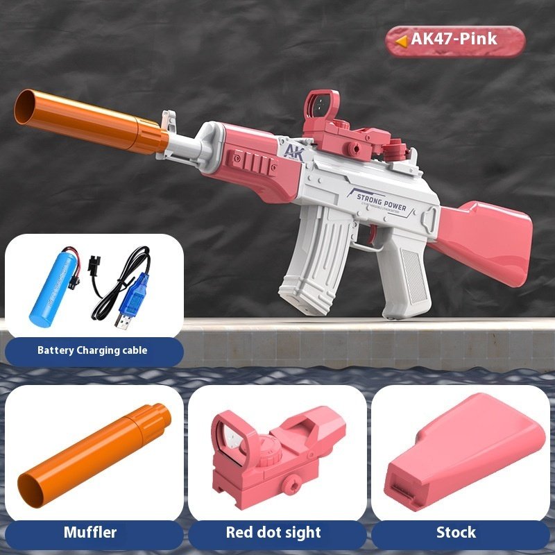 AK47 Electric Water Guns Fully Automatic Shooting Game For Children Gift - Image 2