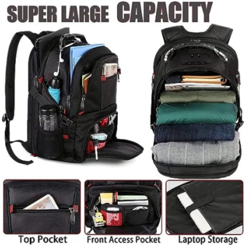 Large Capacity Multifunctional USB Backpack - Image 6