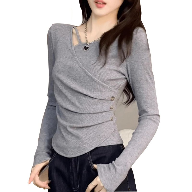 Double-sided Thread Dralon Bottoming Shirt Plus Size - Image 2