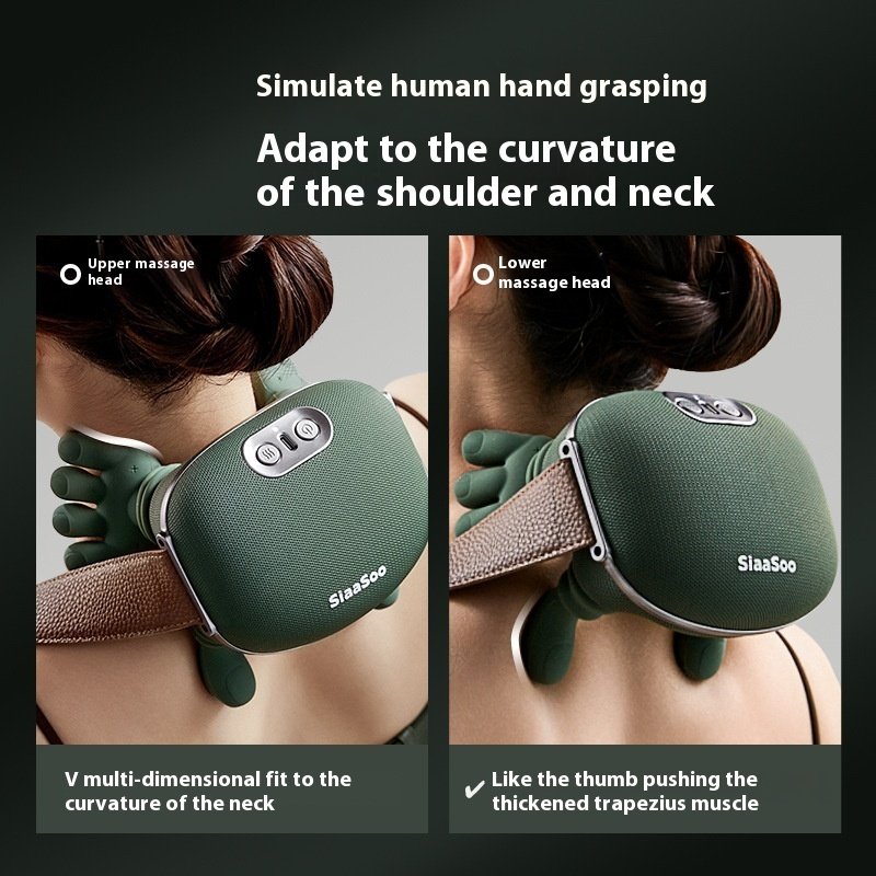 Electric Neck And Shoulder Muscle Massager Wireless Shoulder And Back Kneading Massage Shawl Neck Masajeador Relax Pain Relief - Image 9
