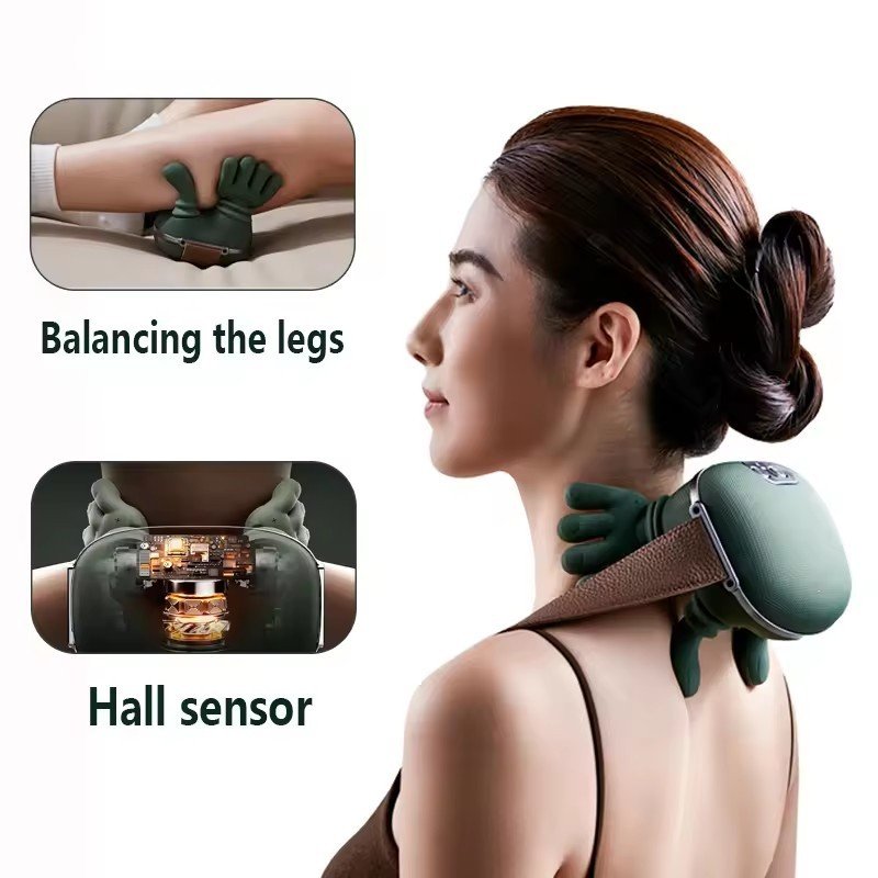 Electric Neck And Shoulder Muscle Massager Wireless Shoulder And Back Kneading Massage Shawl Neck Masajeador Relax Pain Relief - Image 3