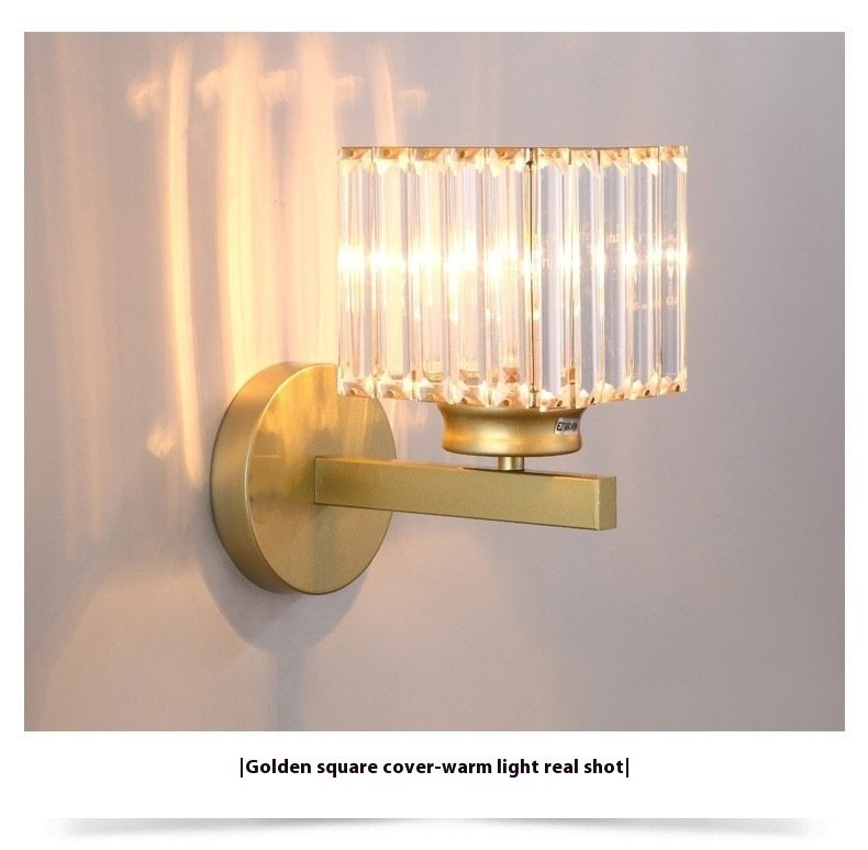 American Crystal Wall Lamp Simple Post-modern Living Room - Image 7